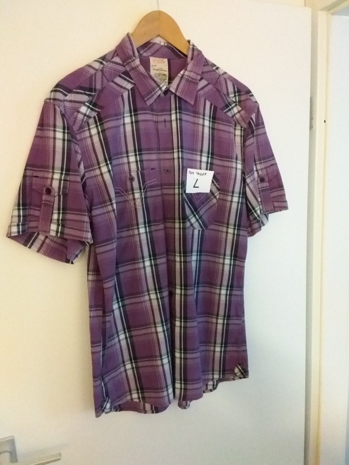 Tom Tailer overhemd maat L, Kleding | Heren, Overhemden, Ophalen of Verzenden, Zo goed als nieuw, Tom Tailor, Halswijdte 41/42 (L)