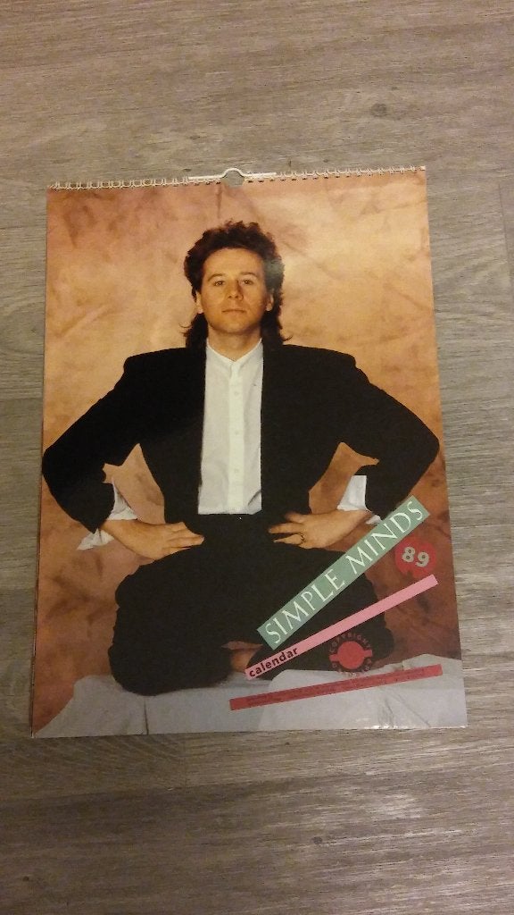Simple Minds Bon Jovi Madonna East17 vintage kalender, Verzamelen, Ophalen of Verzenden, Gebruikt, Overige typen