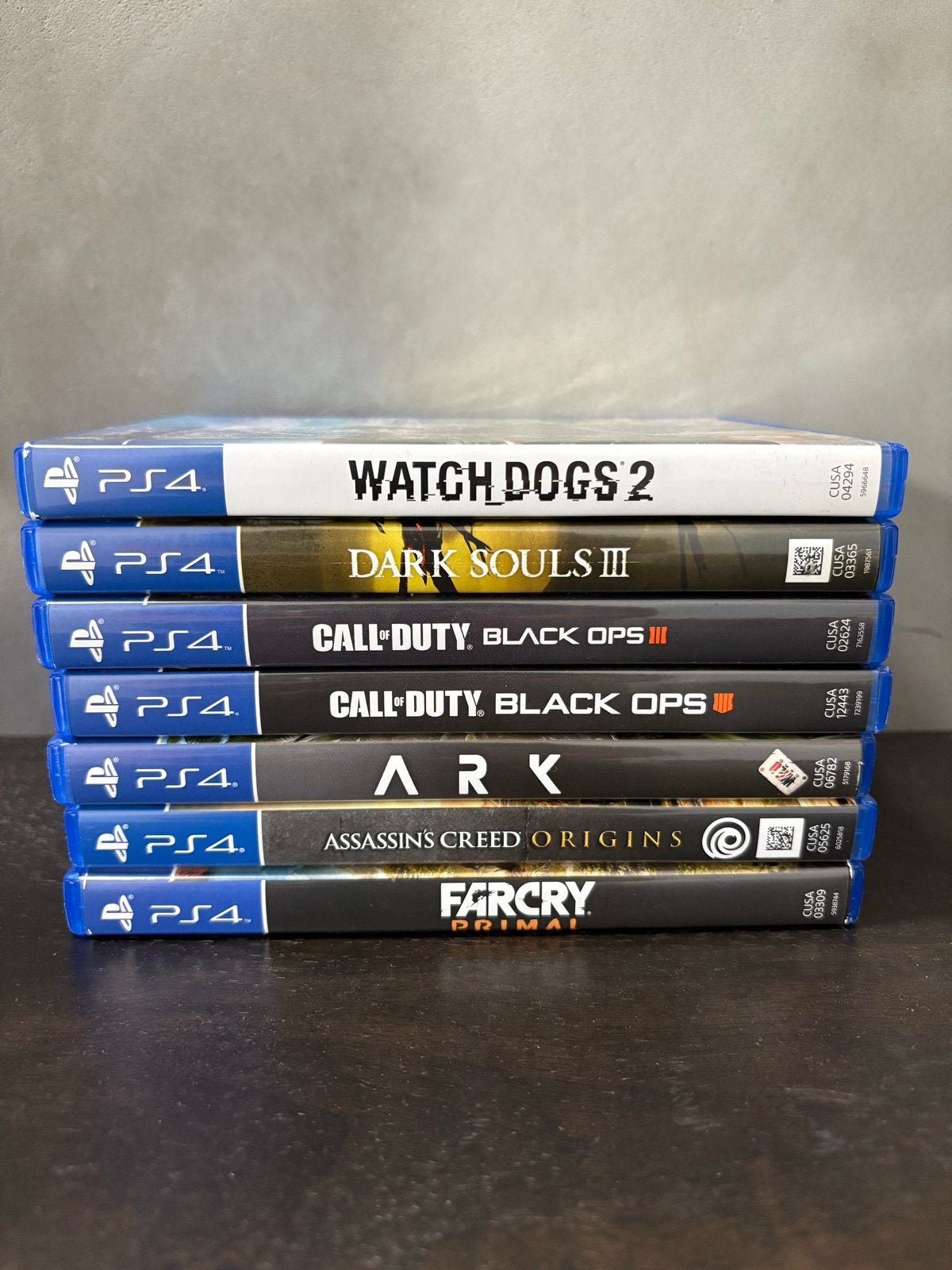 PS4 Games Bundel: Watch Dogs 2, Dark Souls III, Call of Duty, Spelcomputers en Games, Online, Gebruikt, Vanaf 18 jaar, Overige genres