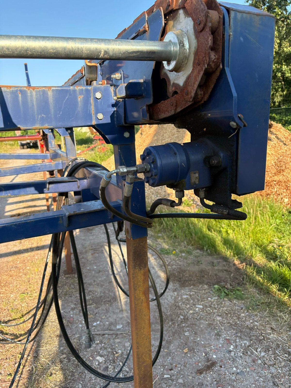 Aanvoertafel, extra lang Tajfun/Hakki Pilke zaagkloofmachine, Ophalen, Akkerbouw, Transport