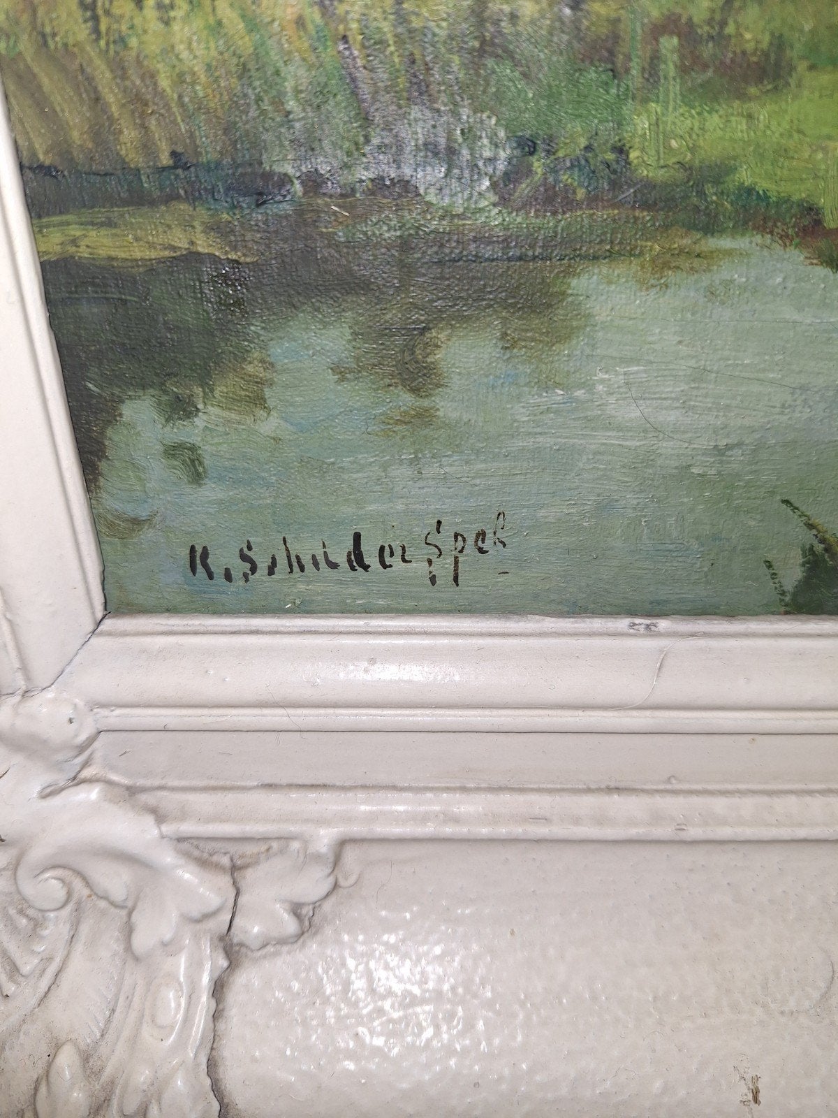 schilderij, Ophalen