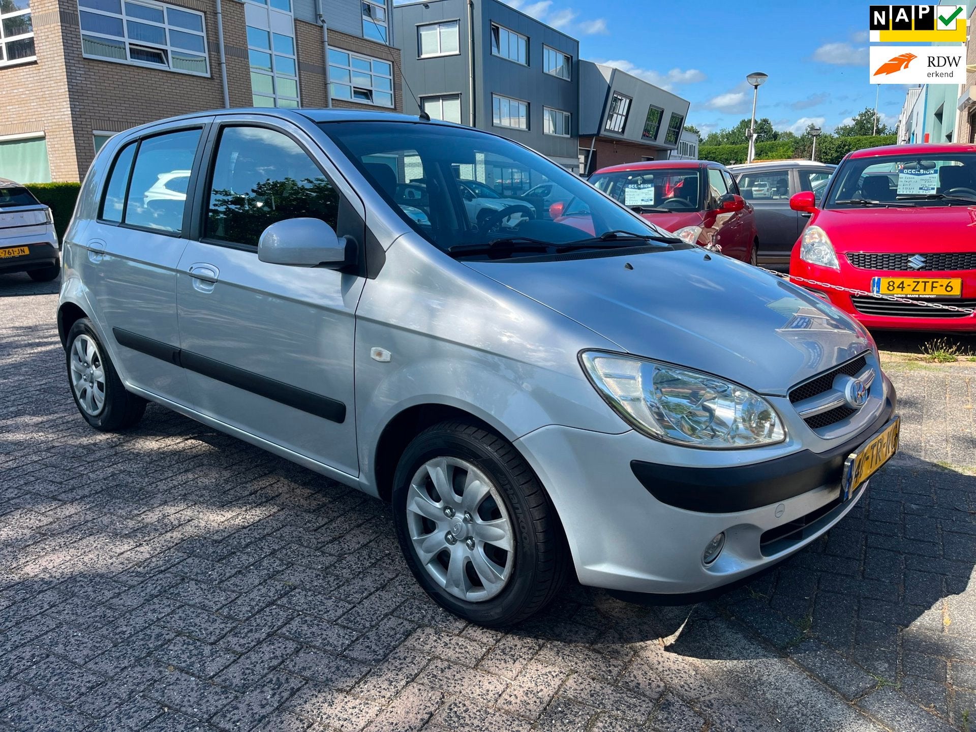 Hyundai Getz 1.4i Active Sense 5 zeer nette auto., Auto's, Hyundai, Voorwielaandrijving, Dealer onderhouden, 450 kg, 4 cilinders