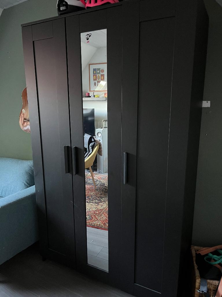 Ikea brimnes kledingkast, Huis en Inrichting, Ophalen, Met deur(en), Gebruikt, 100 tot 150 cm