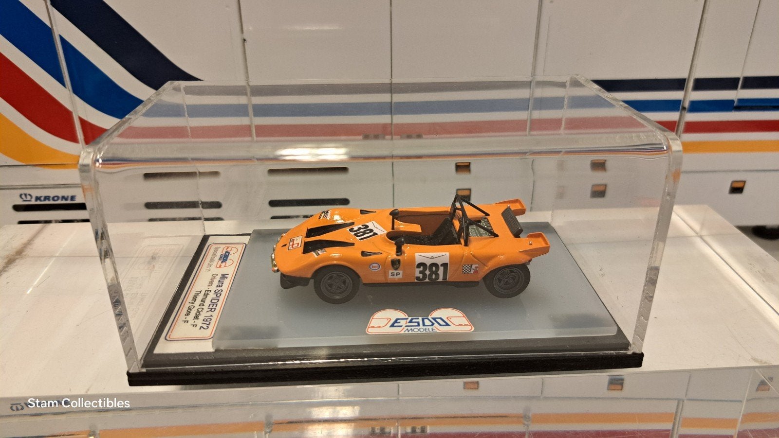 Delta Model Lamborghini Miura Spider 1of11 pcs. - 1972, Overige merken, Auto, Ophalen of Verzenden, Zo goed als nieuw
