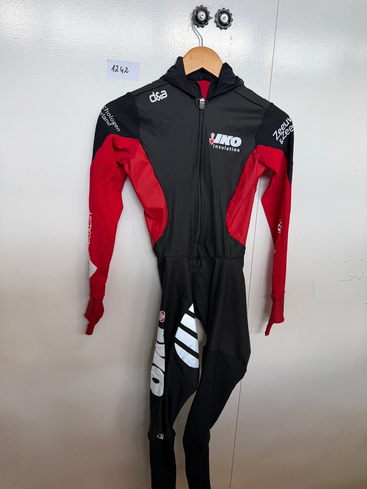 Iko schaatspak maat M, Kleding | Heren, Ophalen of Verzenden, Gedragen, Maat 48/50 (M), Zwart