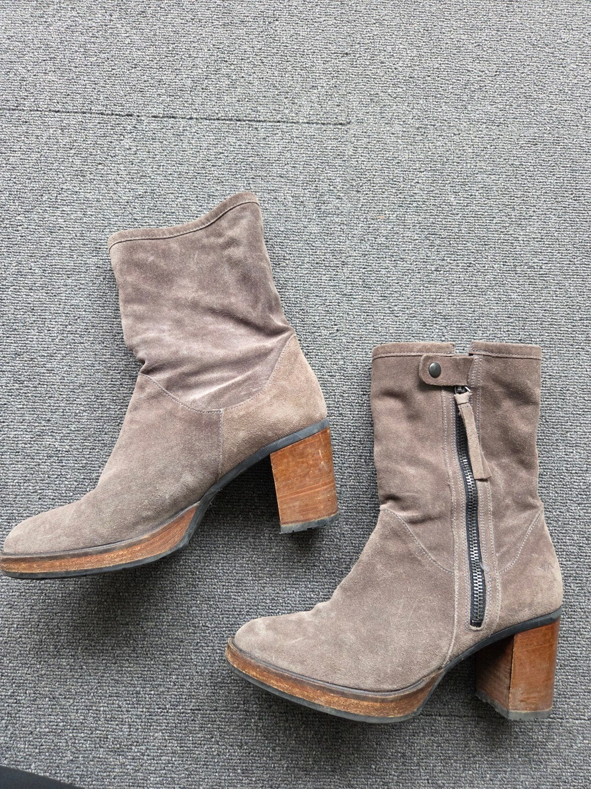 Via Via suède enkellaarsjes, Kleding | Dames, Via Vai, Beige, Lage of Enkellaarzen, Ophalen of Verzenden