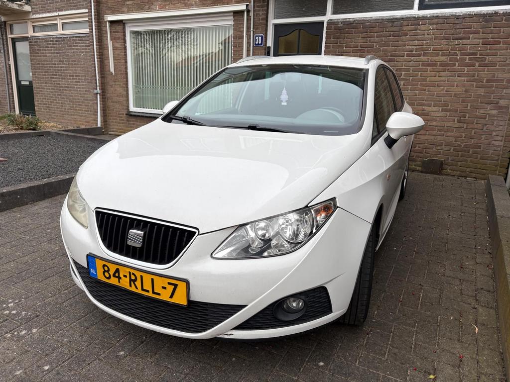 Seat Ibiza 1.2TDI 55KW Ecomotive ST 2011 Wit RIJDT PERFECT!, Auto's, Voorwielaandrijving, 74 pk, 1199 cc, Origineel Nederlands