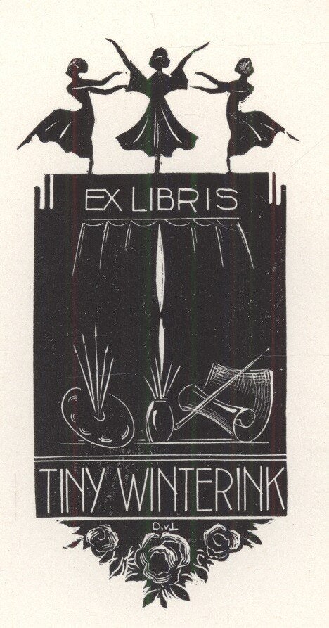 1344 Ex Libris Nederland : Dirk van Luijn, 1944, Verzenden, Ex libris