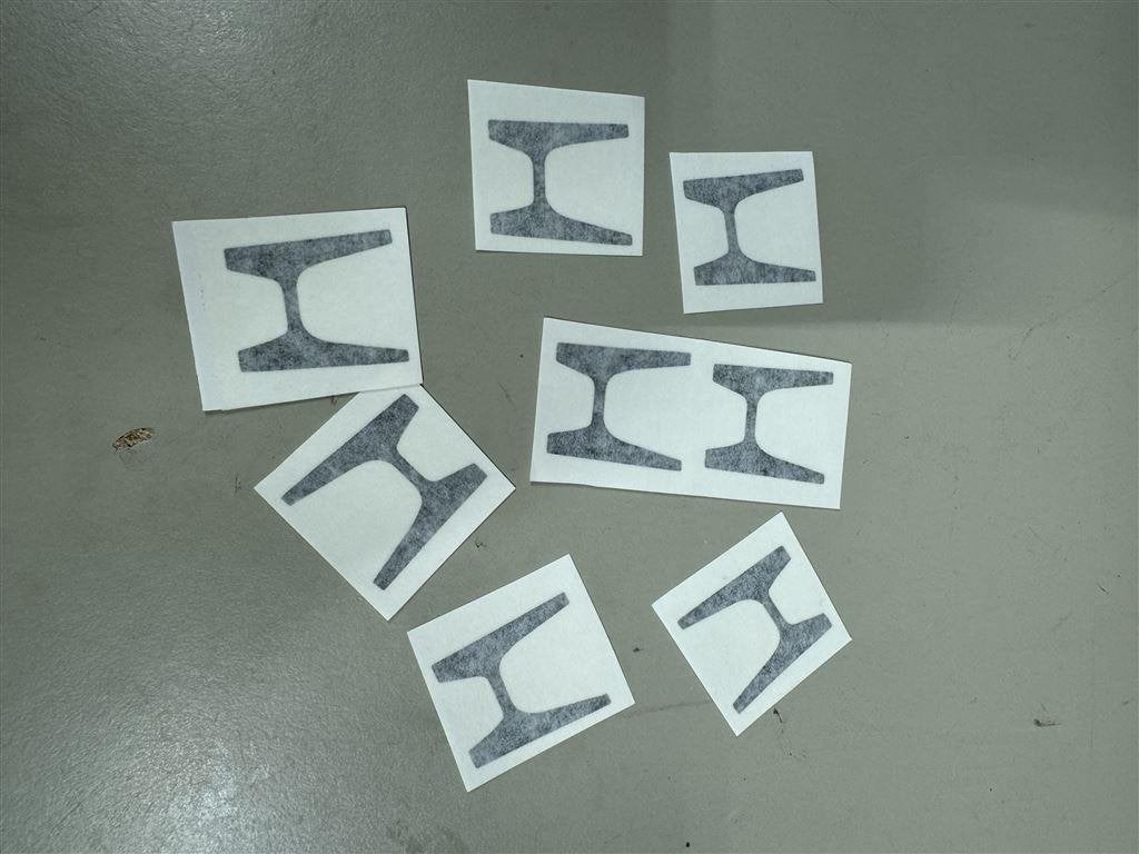 6 stuks honda stickers, Auto diversen, Ophalen of Verzenden