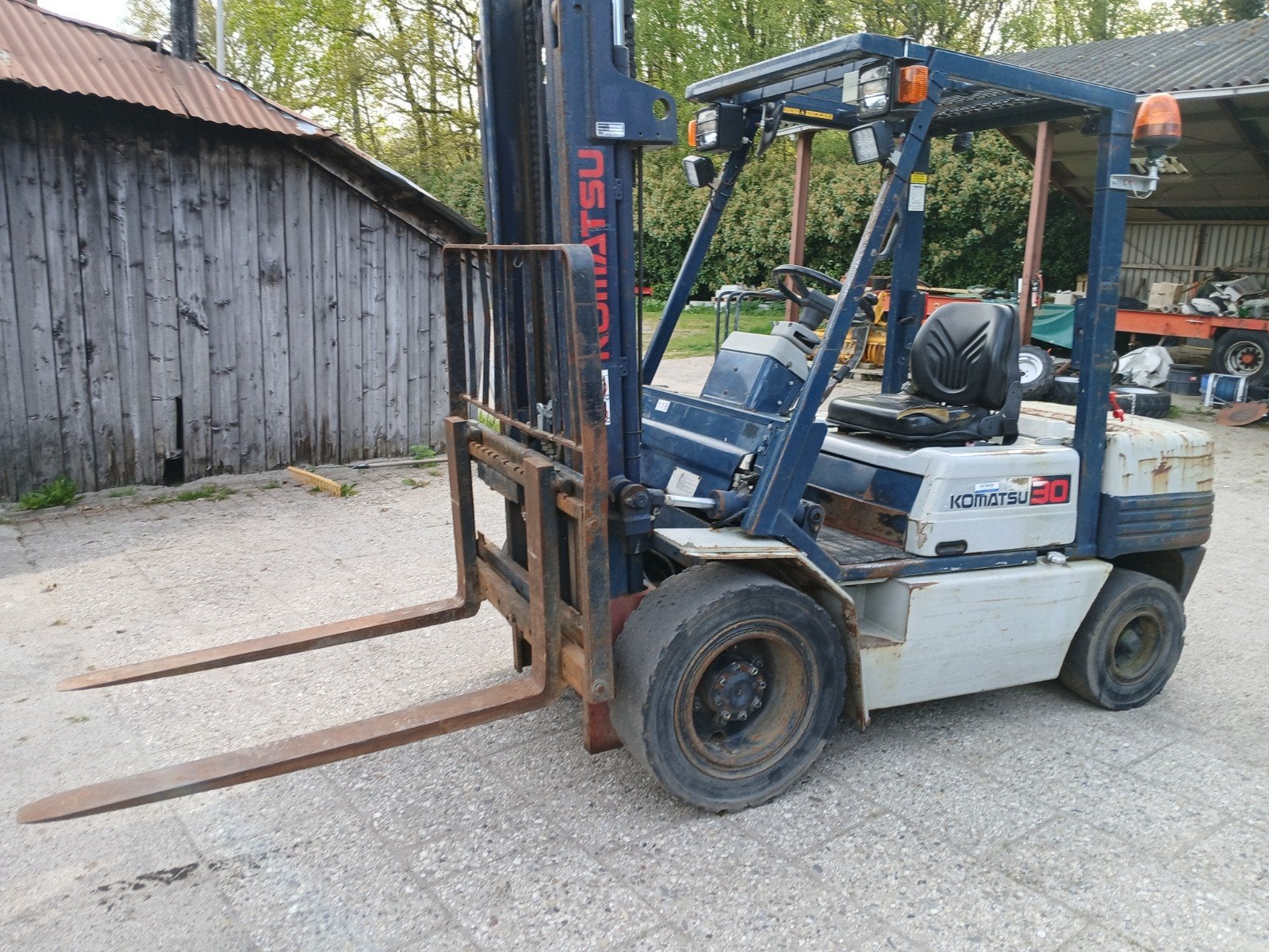 Heftruck kumatsu 30 diesel, Zakelijke goederen, Machines en Bouw | Heftrucks en Intern transport, 1000 tot 2000 kg, Ophalen, Diesel