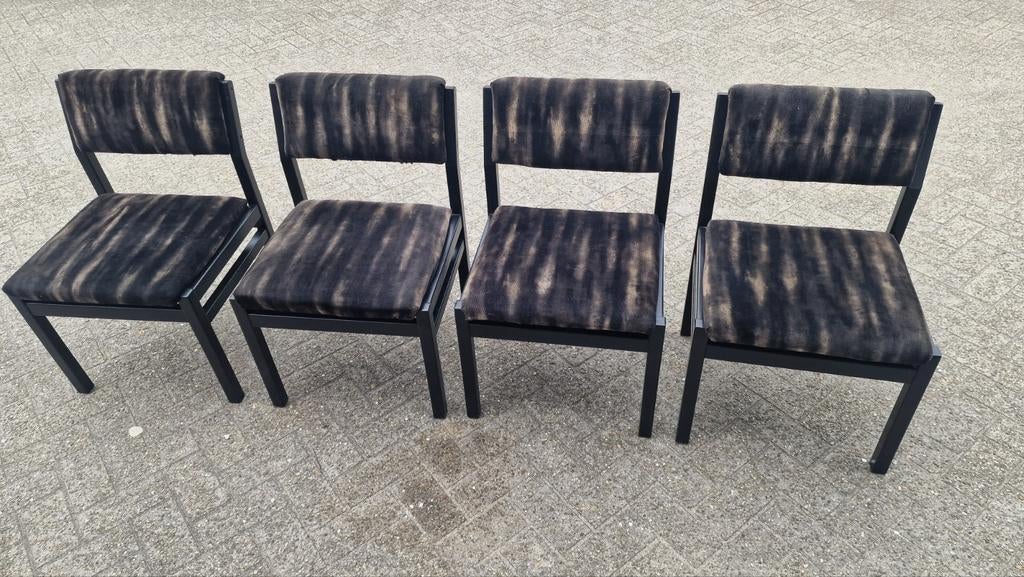 4 Cees Braakman stoelen zeldzame set, Ophalen