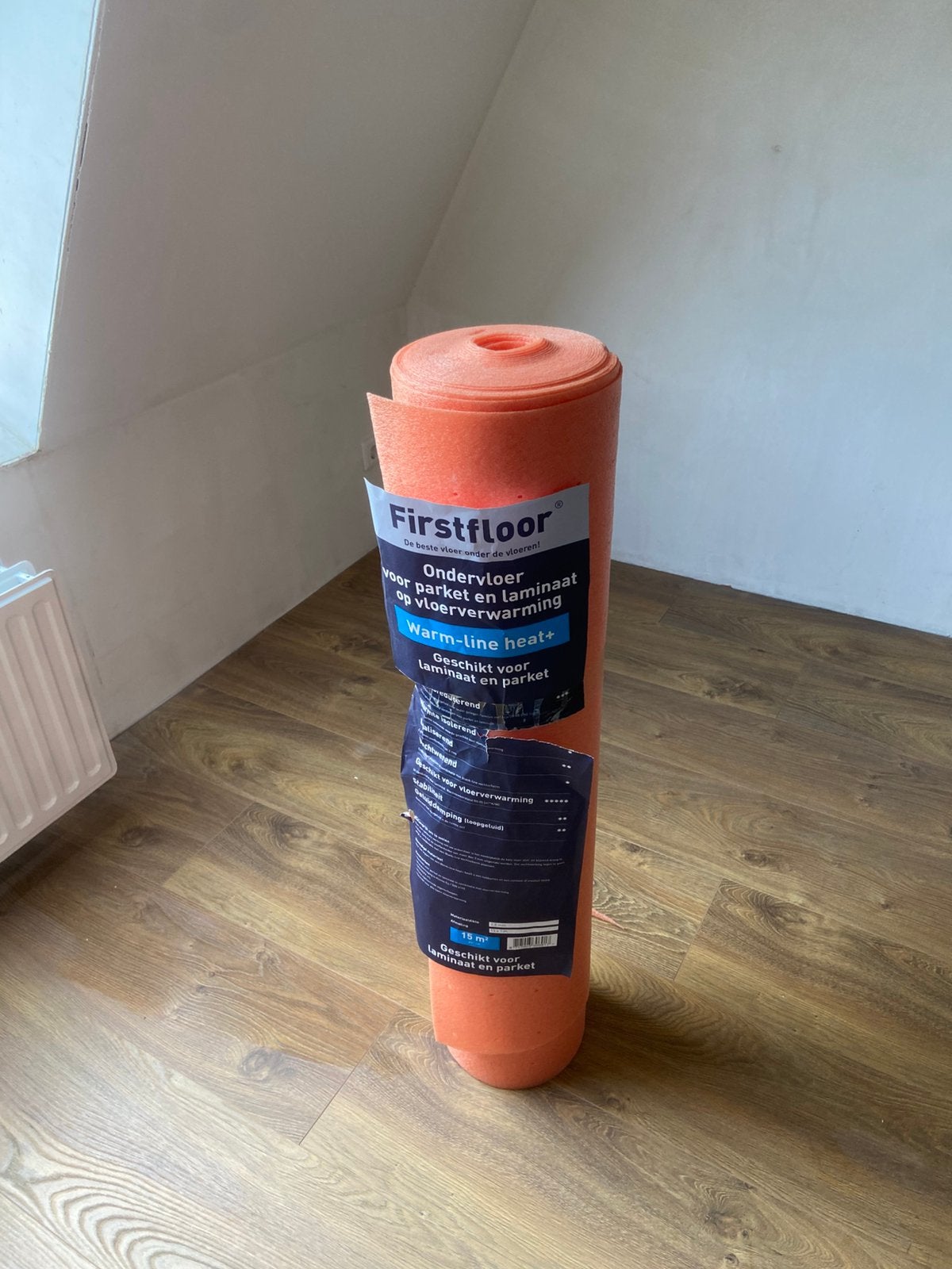 Firstfloor ondervloer, Doe-het-zelf en Verbouw, Ophalen, Nieuw, Kunststof, 10 m² of meer