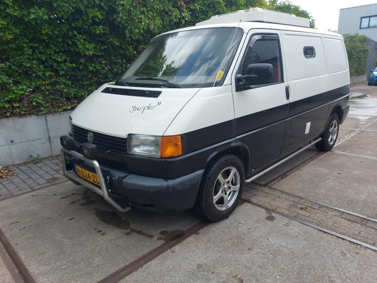 Volkswagen transporter camper /leder /hefdak, Buscamper of Camperbus, Volkswagen, Particulier, Handgeschakeld