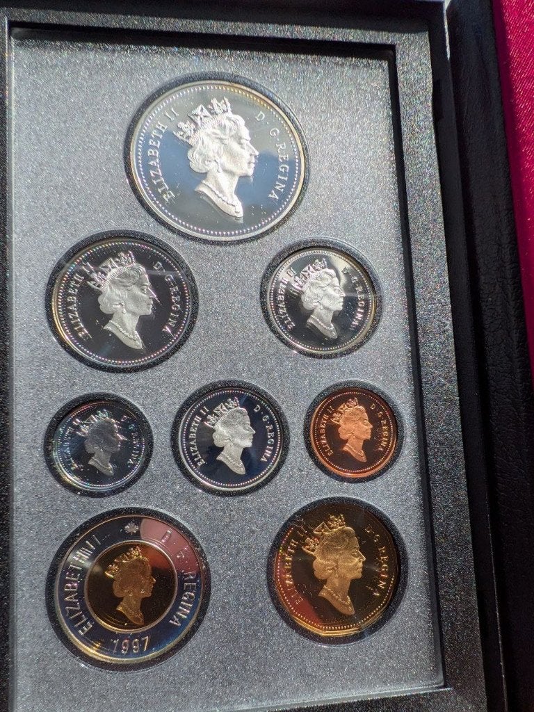 Canada 1997 proofset met zilver, Ophalen of Verzenden, Noord-Amerika, Setje, Zilver