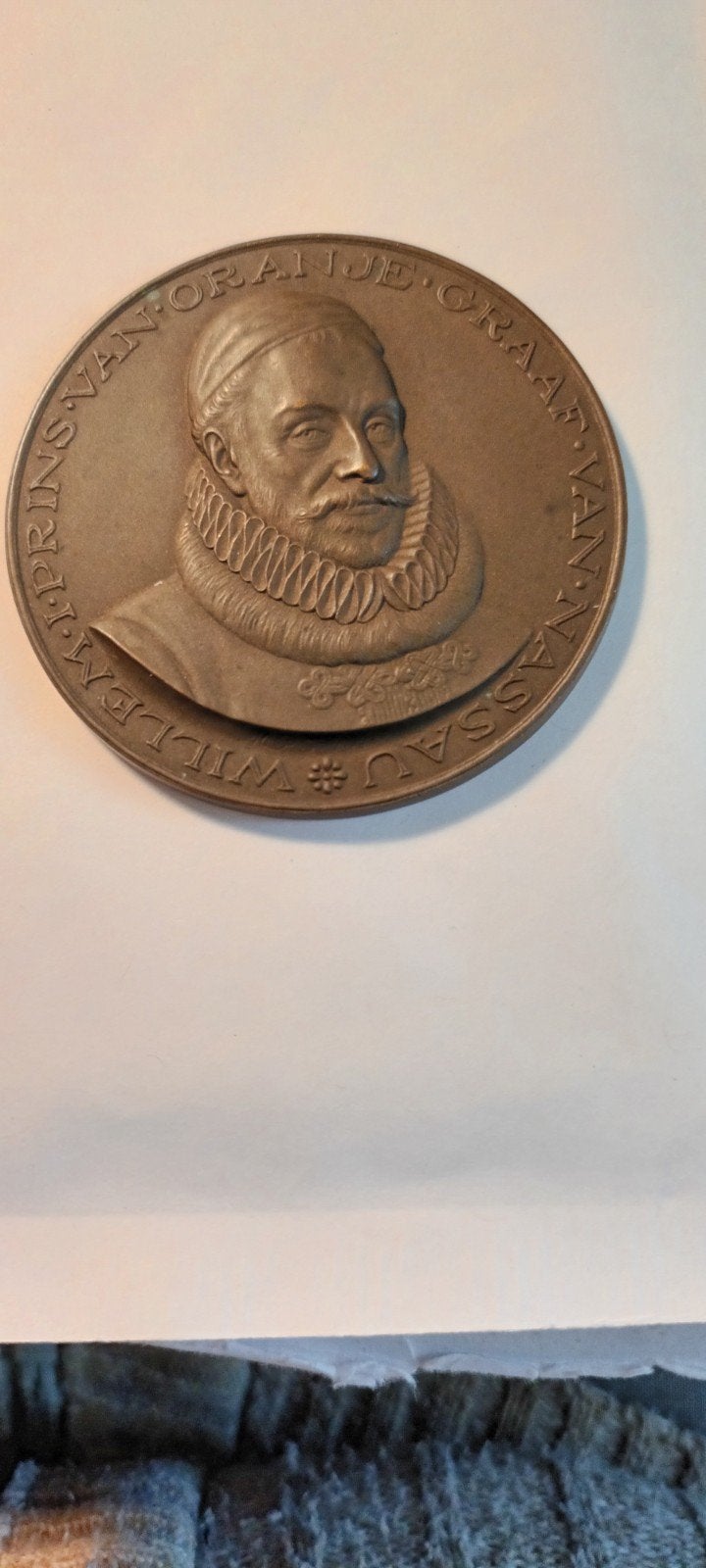 Historische Penning Willem van Oranje - 1533-1933, Postzegels en Munten, Ophalen of Verzenden, Vóór koninkrijk, Overige waardes