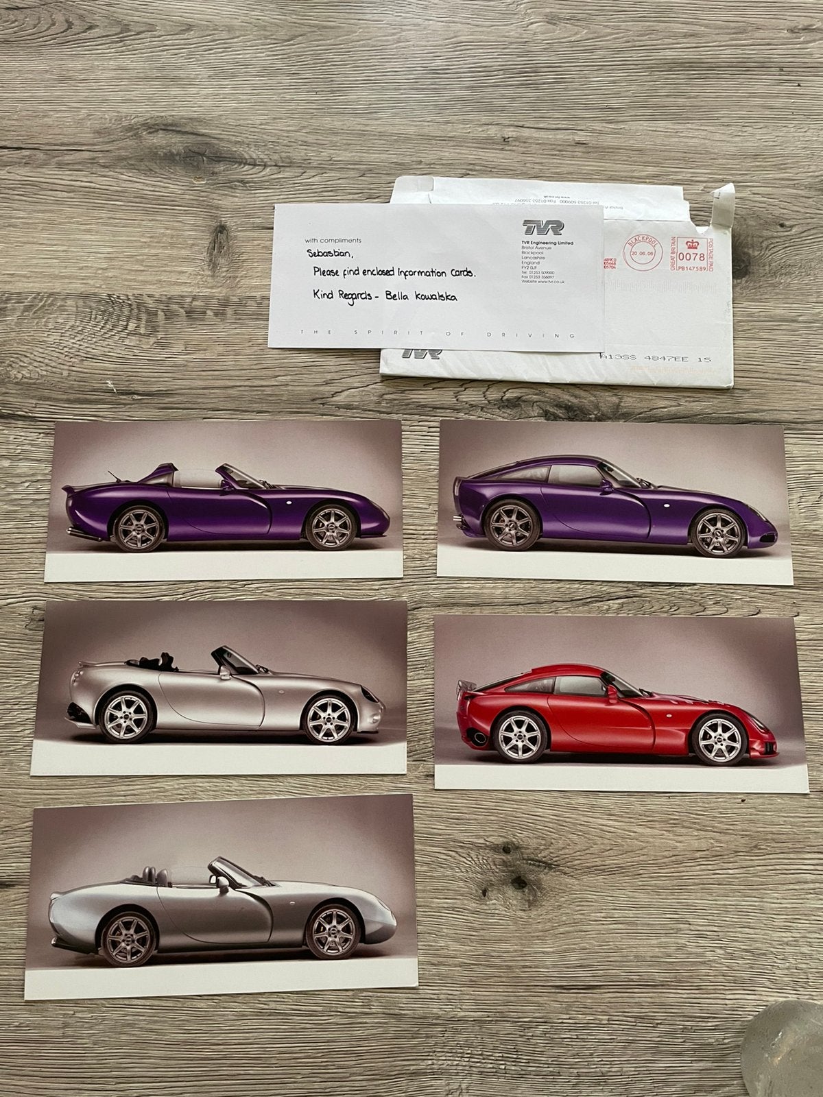 TVR foldertjes, Ophalen of Verzenden, Zo goed als nieuw