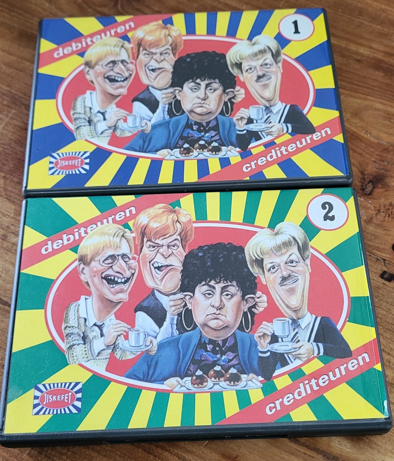 Debiteuren Crediteuren nr 1 & 2 - Jiskefet DVD Boxset, Alle leeftijden, Ophalen, Gebruikt, Komedie