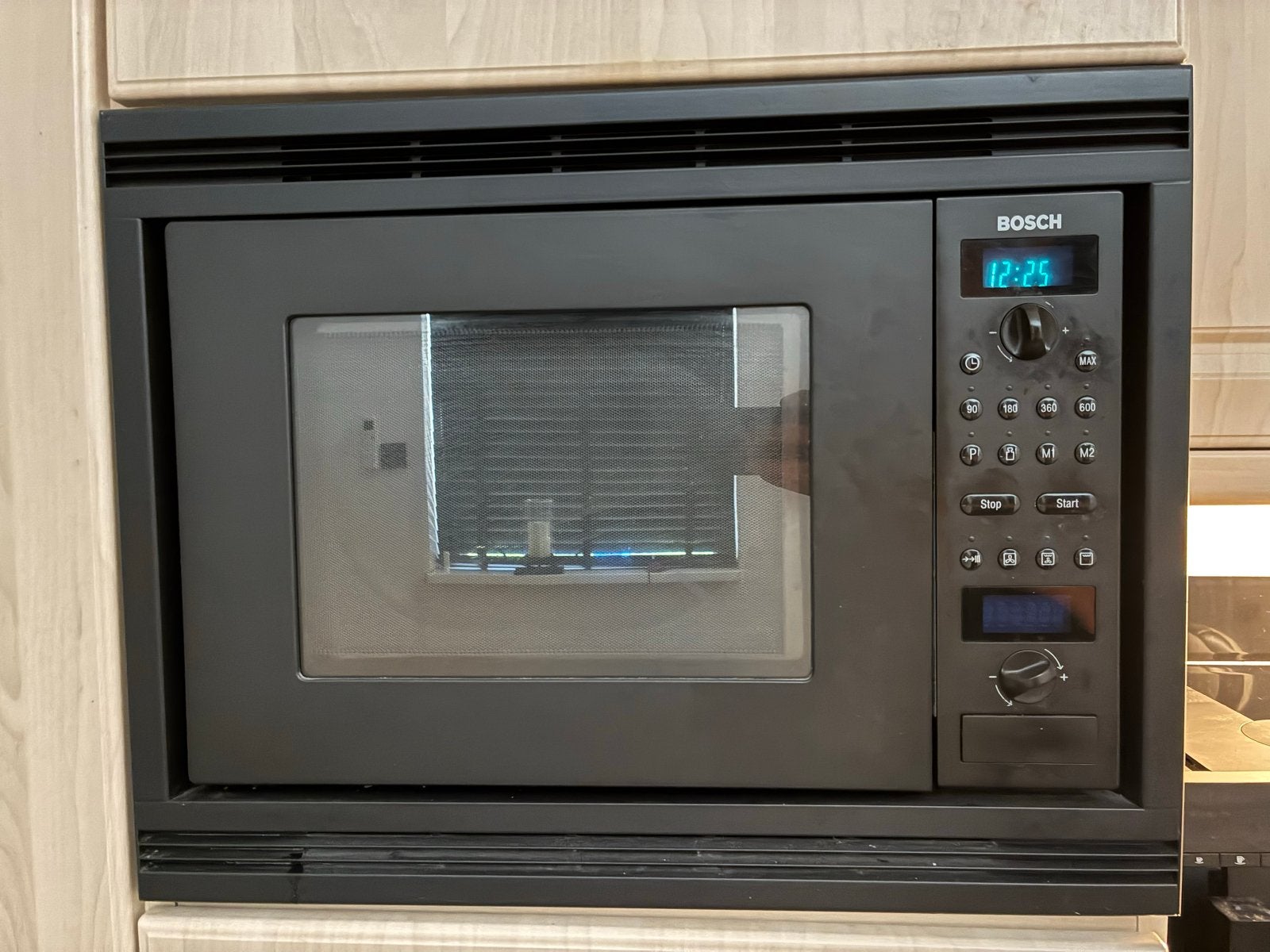 Bosch HMT8661 Inbouw Combimagnetron - Zwart, Witgoed en Apparatuur, Magnetrons, Ophalen, Combimagnetron, Gebruikt, 60 cm of meer
