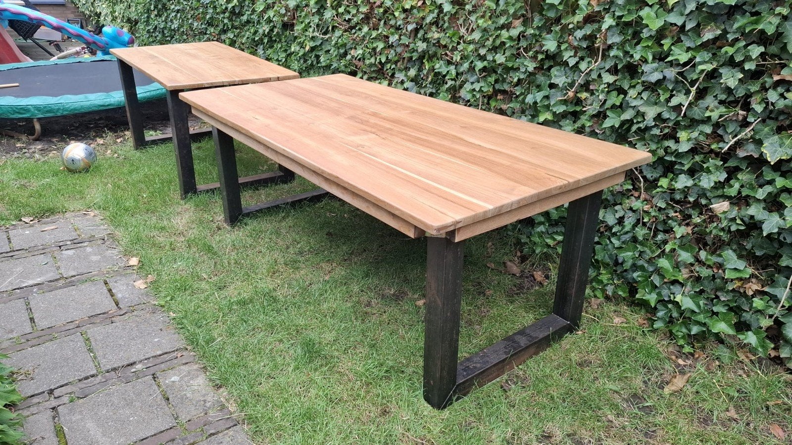 Eettafel  lxbxh 200x99x76, Ophalen, Rechthoekig, Hout