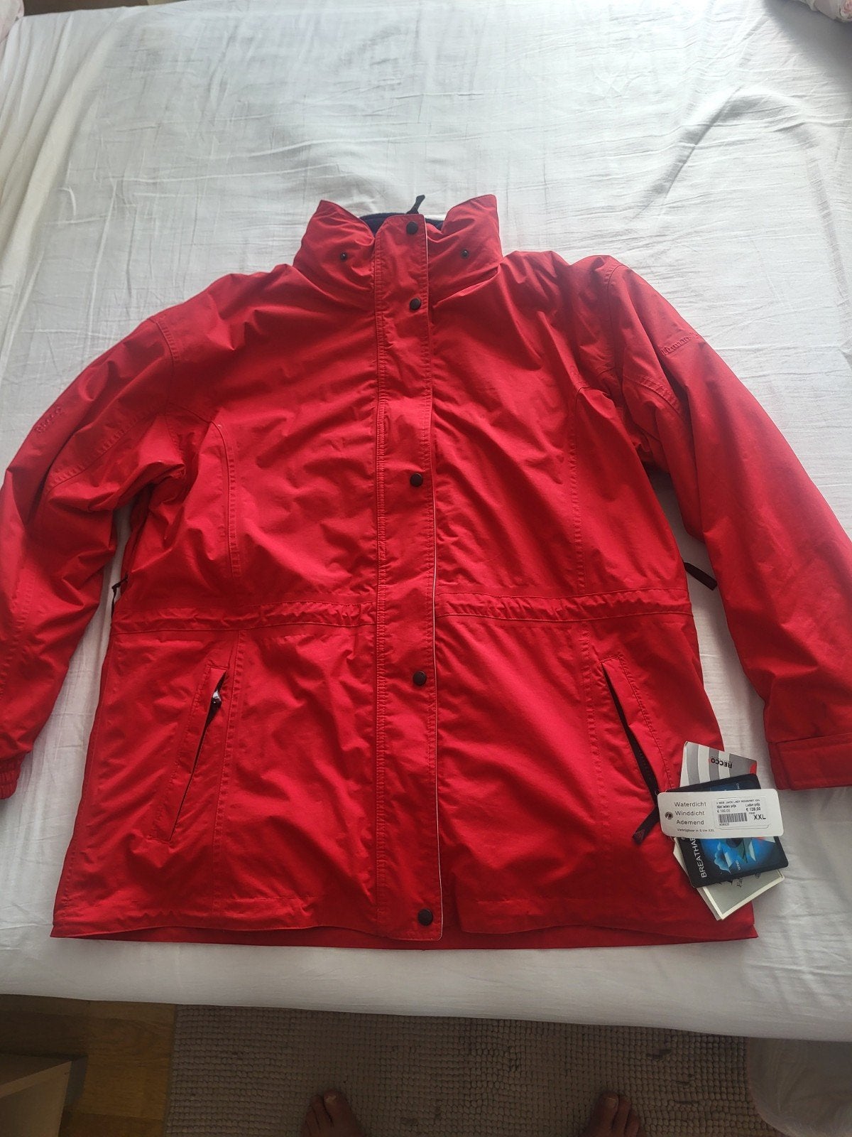 Nieuw wind- en waterdicht jack met uitneembaar fleecevest, Maat 46/48 (XL) of groter, Nieuw, Ophalen of Verzenden, Human Nature