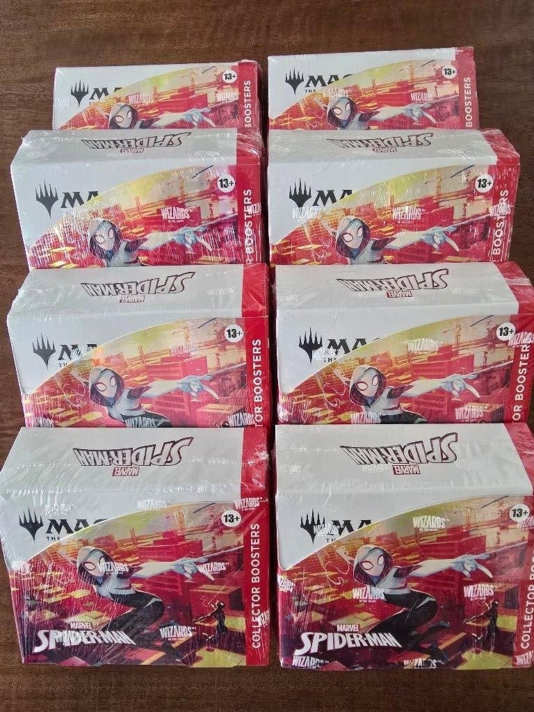 Magic: Spider man collector box 12x + DanDan Secret Lair 2x, Hobby en Vrije tijd, Verzamelkaartspellen | Magic the Gathering, Ophalen of Verzenden