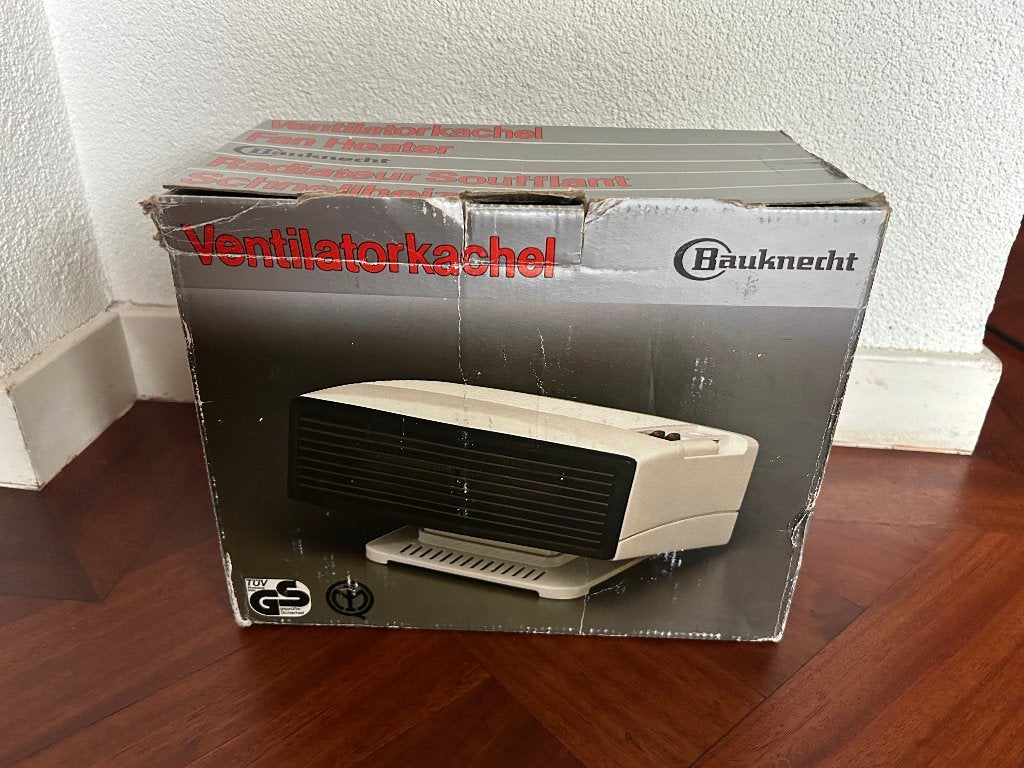 Ventilatorkachel elektrisch verwarmen/ koelen Bauknecht, 30 tot 80 cm, Gebruikt, Kachel, Minder dan 60 cm