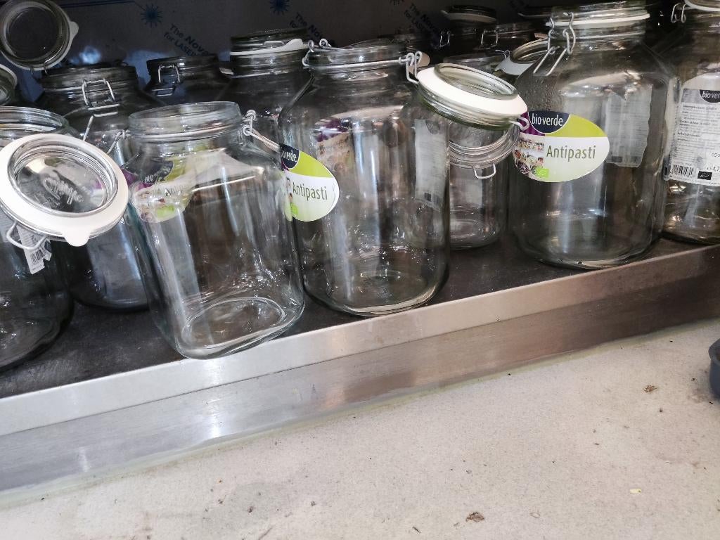 Weckpot | Glazen pot | Vooraadpot glas, Ophalen, Gebruikt, Glas, Pot, Bus of Blik