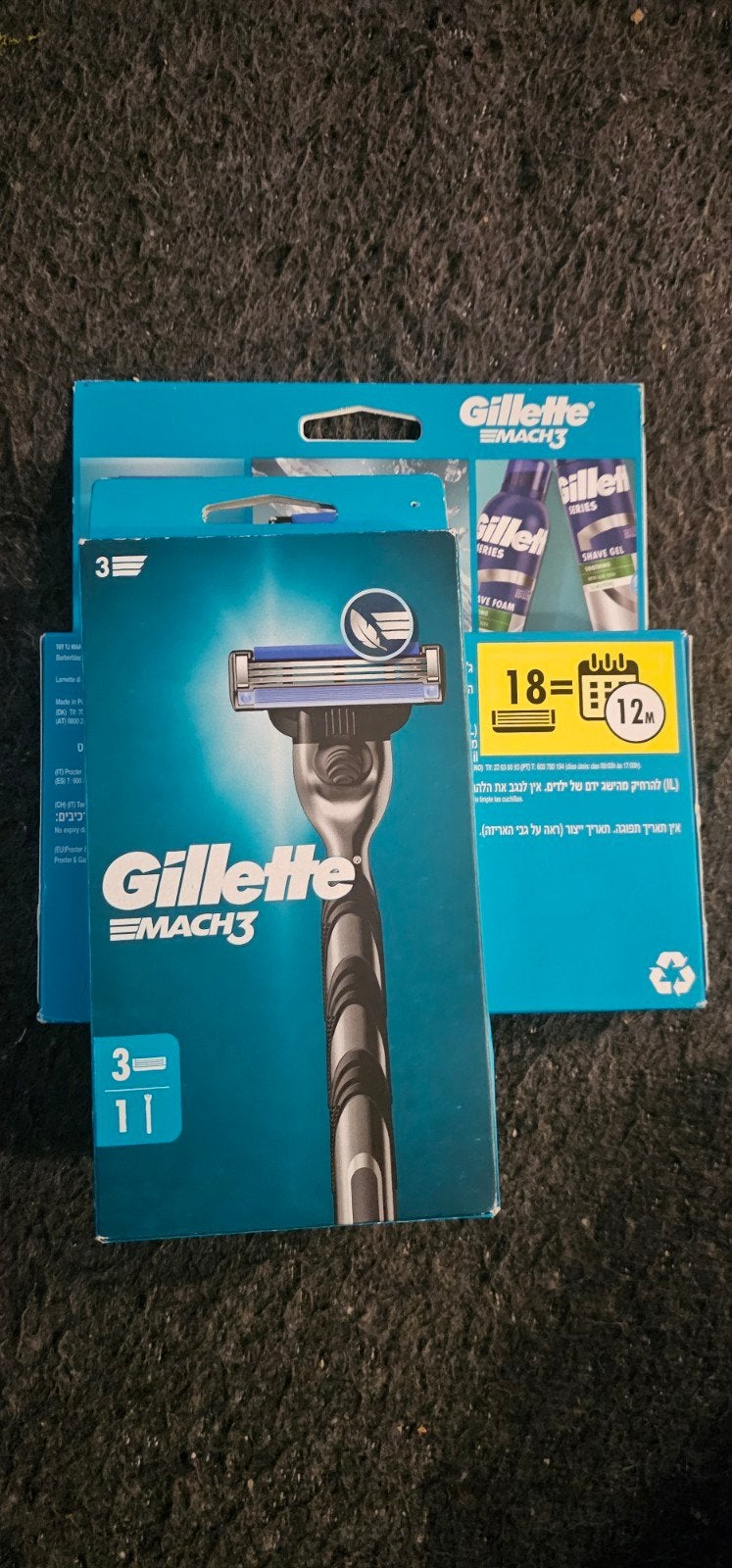 Gillette Mach3. Scheermesjes. Sinterklaas. Kerst. verjaardag, Ophalen of Verzenden, Nieuw, Gehele gezicht, Verzorging
