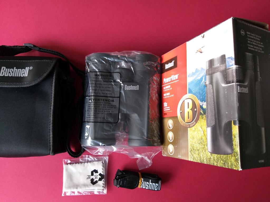 Bushnell Power View 10x42 HD/FMC/Fog- Waterproof/NIEUW, Dakkant (recht), Nieuw, Ophalen of Verzenden, 8 tot 12x