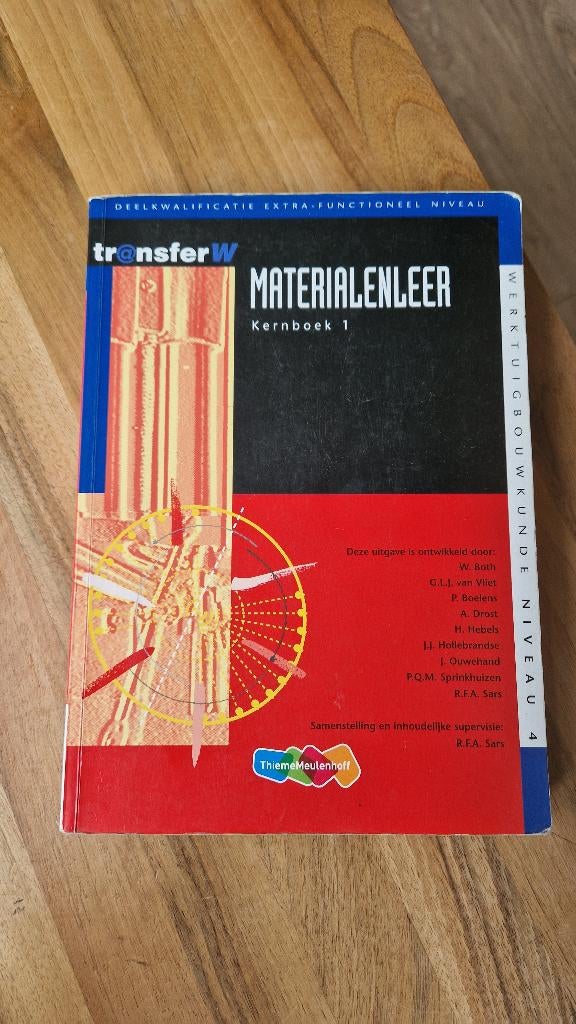 Materialenleer kernboek 1, Sprinkhuizen, sars, drost, ouwehand e.a., Ophalen, Metaaltechniek, Gelezen