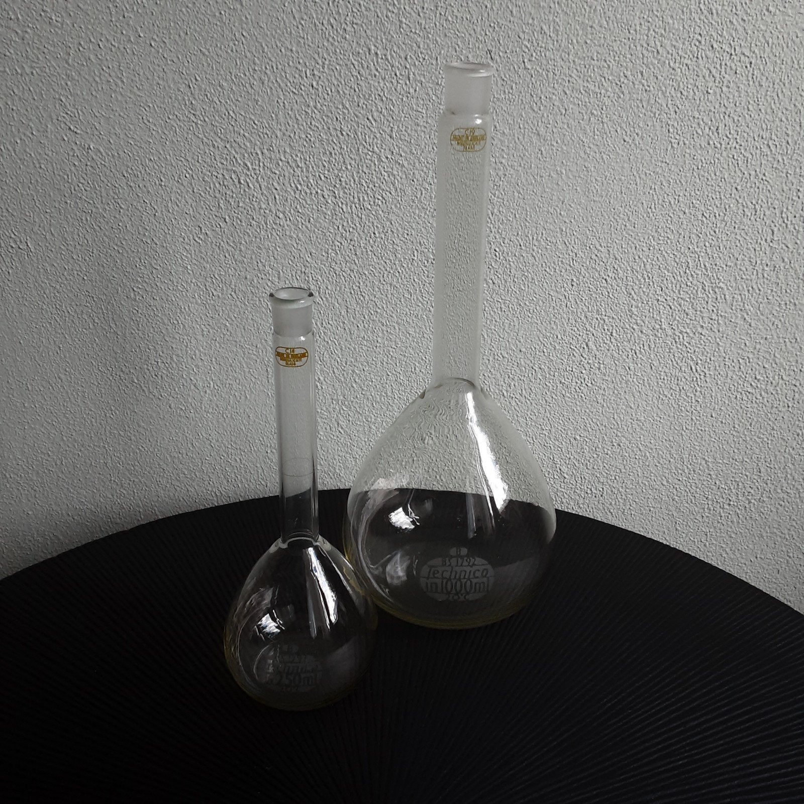 Vintage Technico Maatkolven Set - 250ml & 1000ml, Ophalen