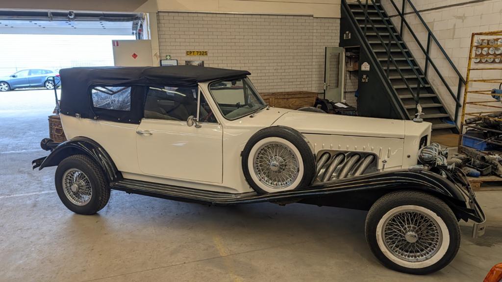 Beauford V8 Long body Sports Cabrio 3,5l, Auto's, 1160 kg, Cabriolet, Wit, Particulier