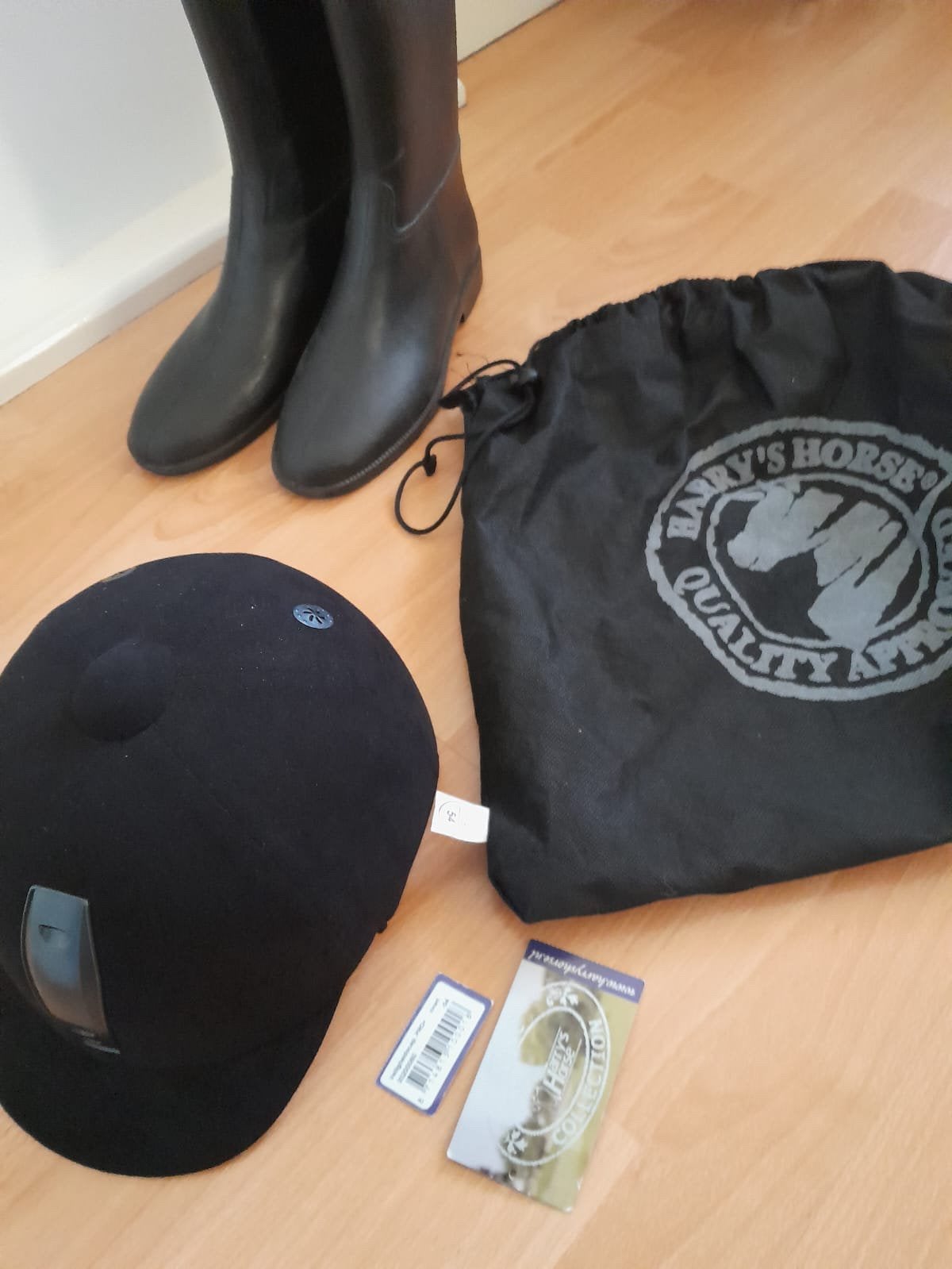 Cap + rijlaarzen, Ophalen, Zo goed als nieuw, Dressuur