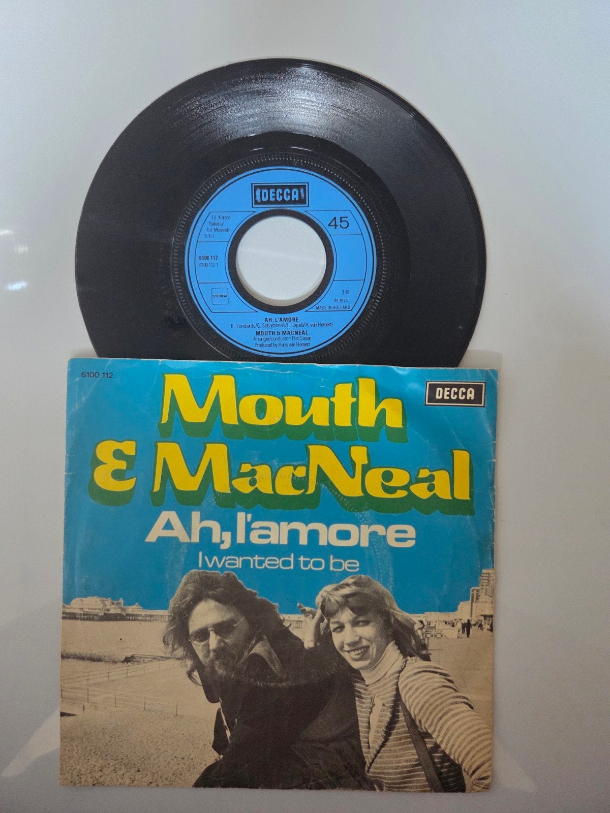 Mouth & MacNeal - Ah, I'amore, Cd's en Dvd's, Ophalen of Verzenden, Gebruikt, 7 inch, Pop