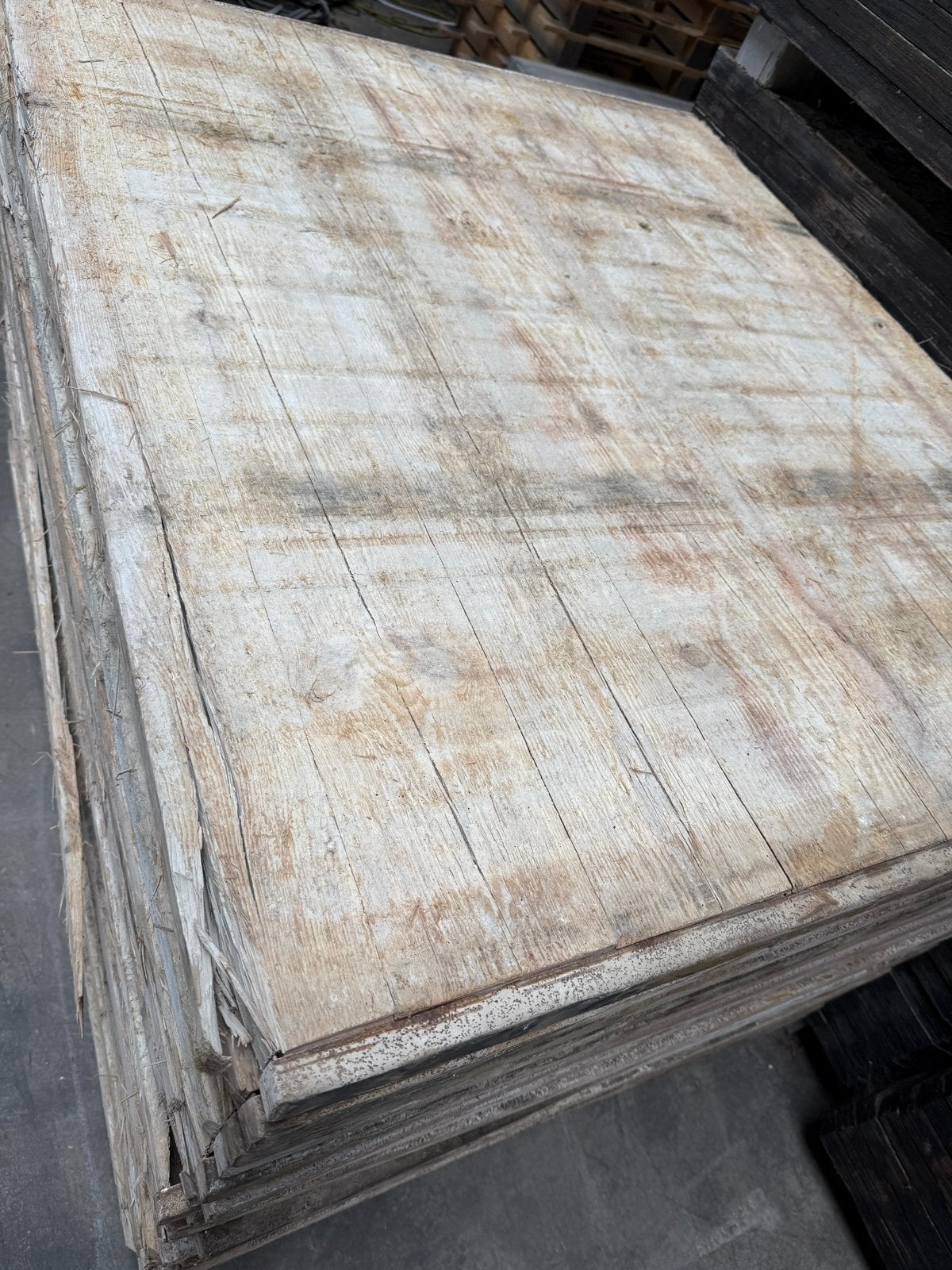 20 Mediterrane Lariks steenschotten B-keus 130x110x4cm, Ophalen of Verzenden, Gebruikt