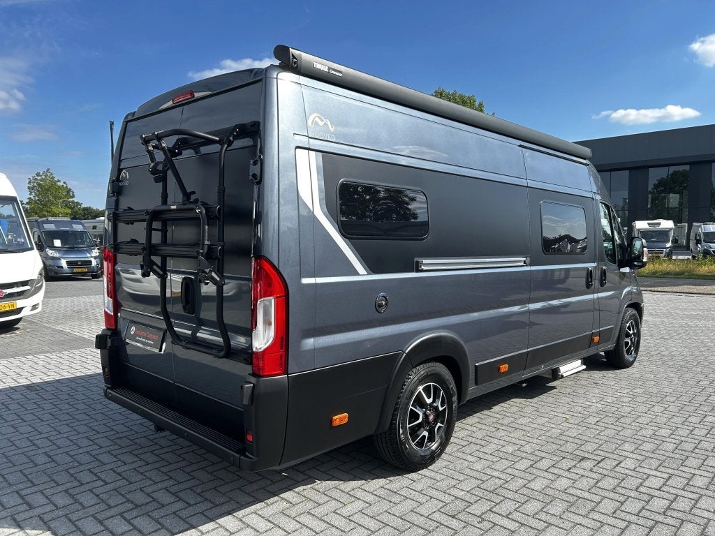 Mooveo 63 EB Enkele-bedden/9-traps Automaat/2021/buscamper, Caravans en Kamperen, Campers, Fiat, 6 tot 7 meter, Bedrijf, Diesel