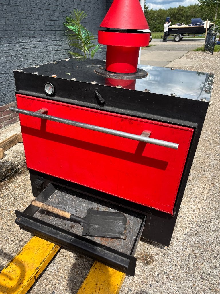 Houtskool grilloven / smoker - Josper stijl, Ophalen of Verzenden, Gebruikt, Met accessoires