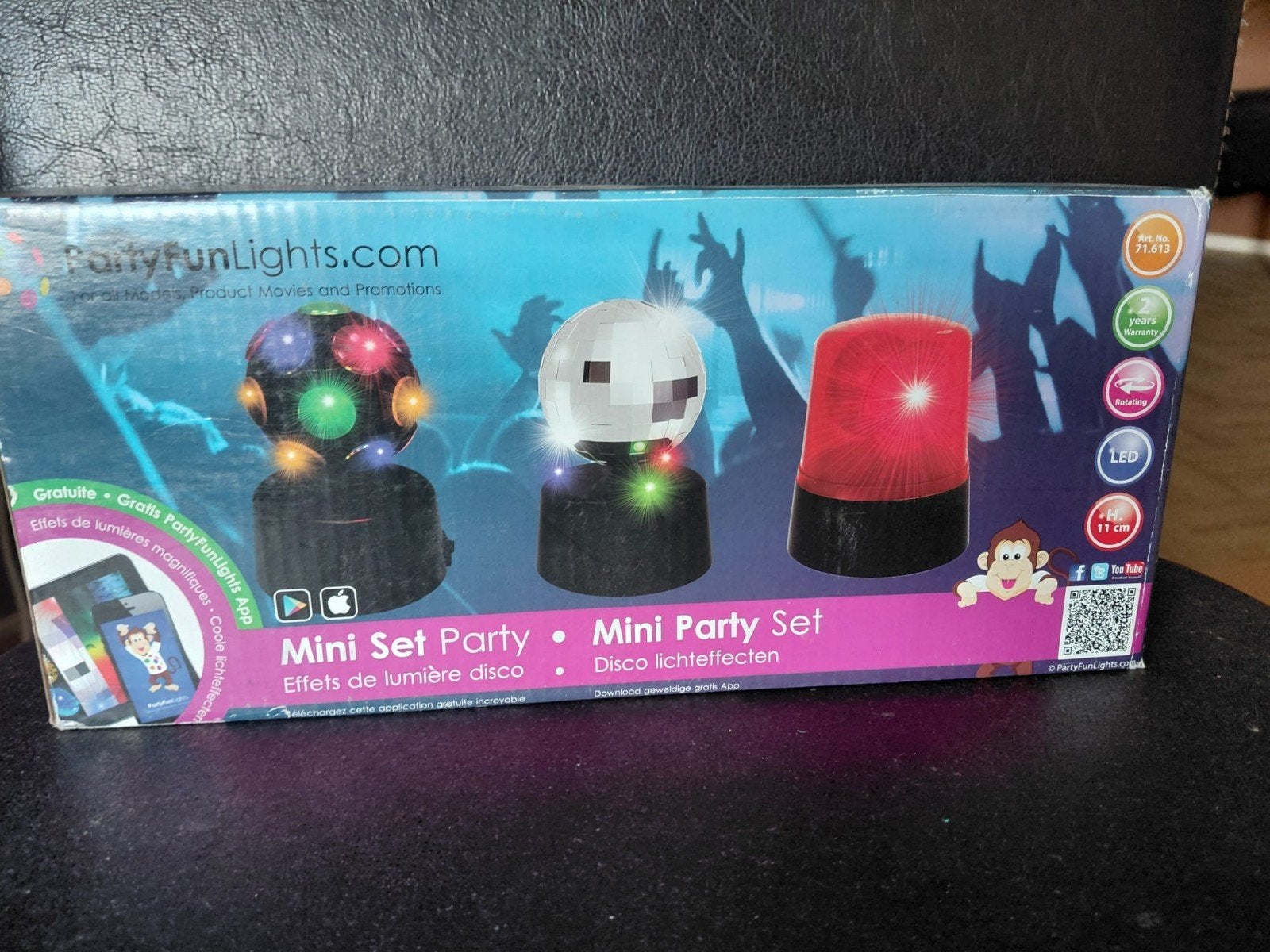 3 Disco ballen, Ophalen of Verzenden, Gebruikt, Feestartikel, Carnaval