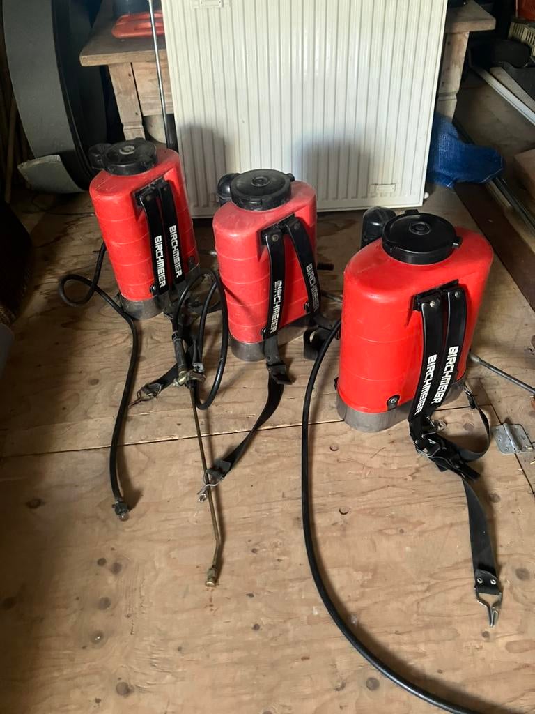 Birchmeier rugspuiten, Ophalen of Verzenden, Gebruikt, Onkruidbestrijding