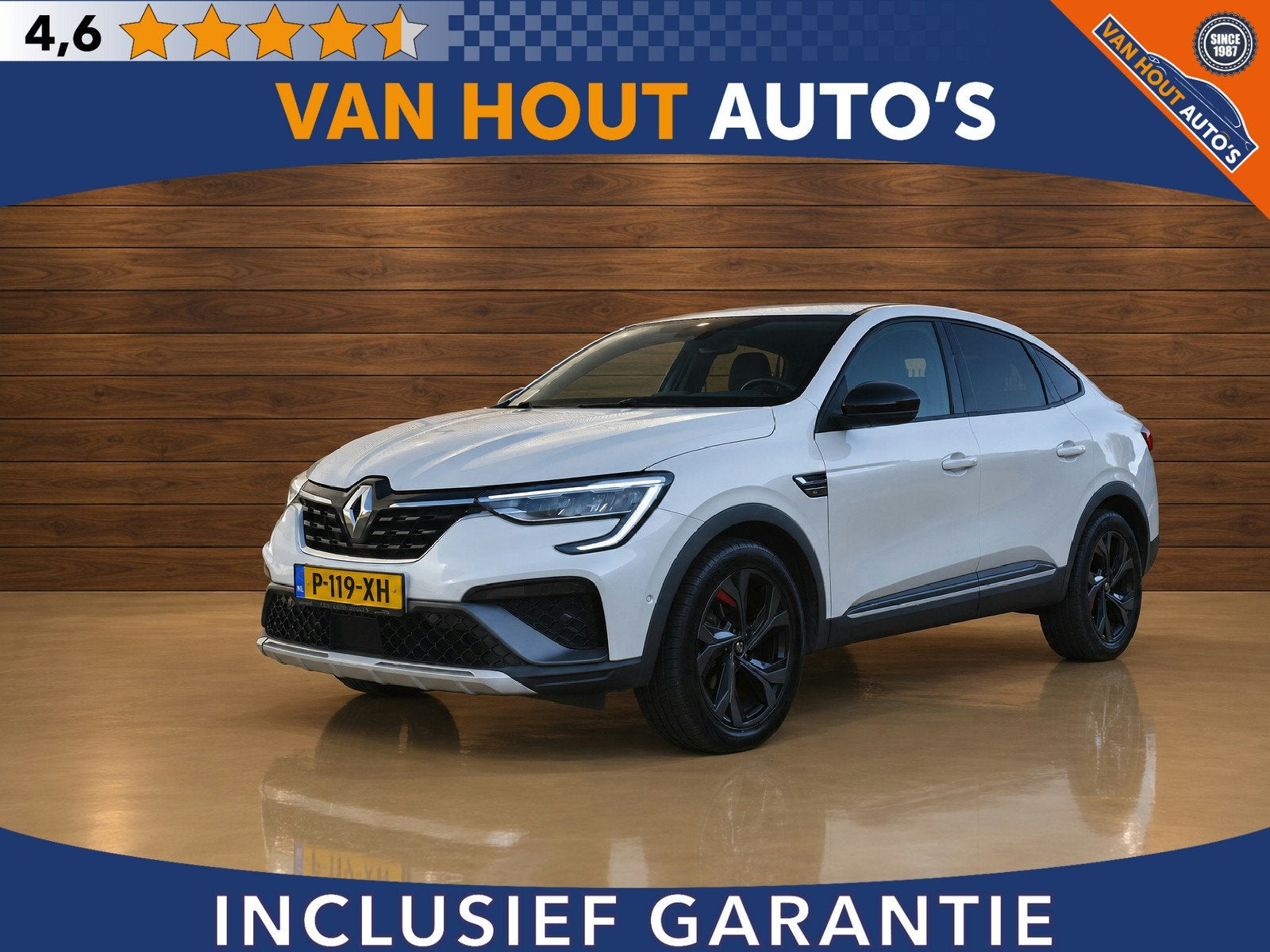 Renault Arkana 1.6 E-Tech Hybrid 145 R.S. Line (bj 2022), Arkana, Gebruikt, Met garantie (alle), 760 kg