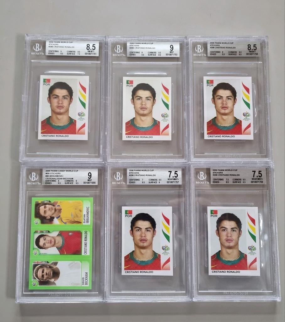 Cristiano Ronaldo Panini World Cup 2006, Ophalen of Verzenden, Zo goed als nieuw, Buitenlandse clubs, Poster, Plaatje of Sticker