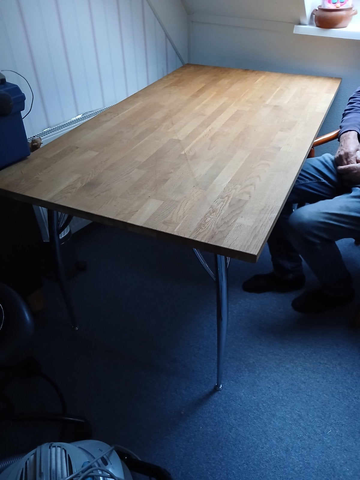 vintage ikea Ry eettafel jaren '80/'90. 150x 85cm hoog 75cm, Huis en Inrichting, Gebruikt, 100 tot 150 cm, 50 tot 100 cm, Vier personen