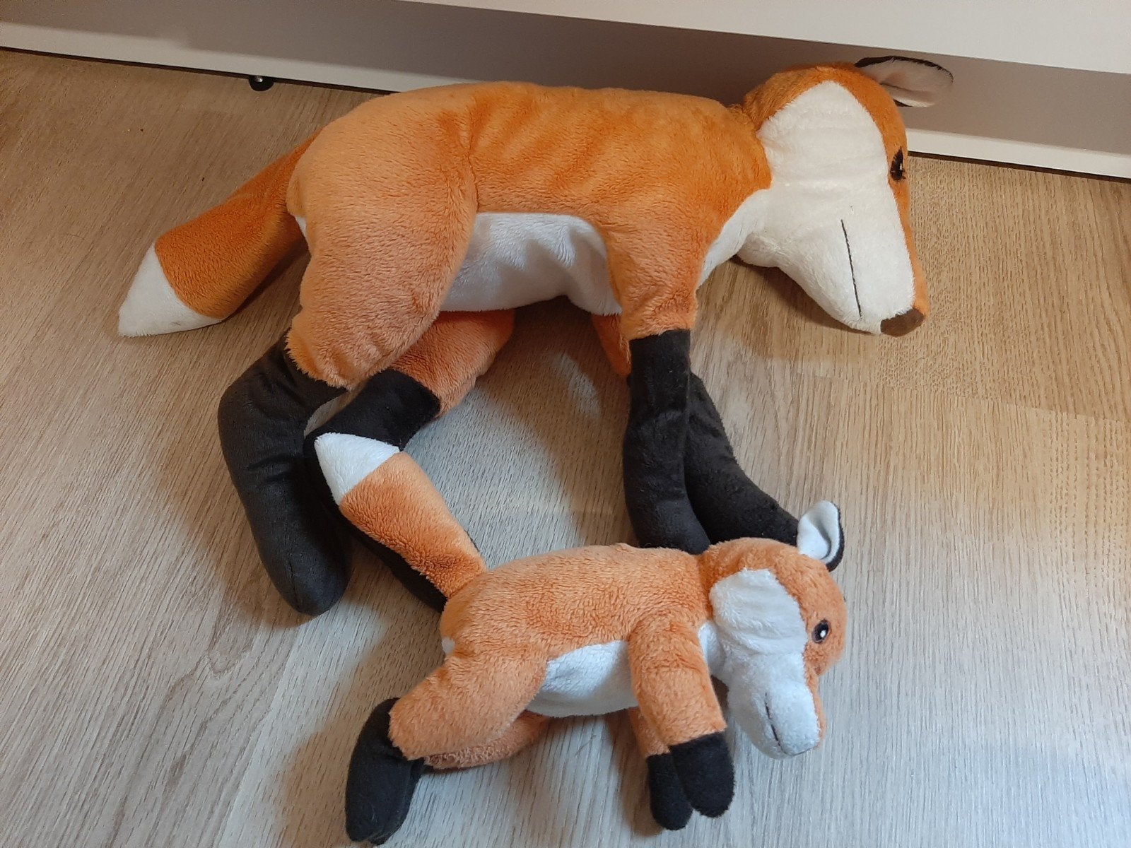 IKEA vos knuffel met baby, Kinderen en Baby's, Speelgoed | Knuffels en Pluche, Ophalen of Verzenden