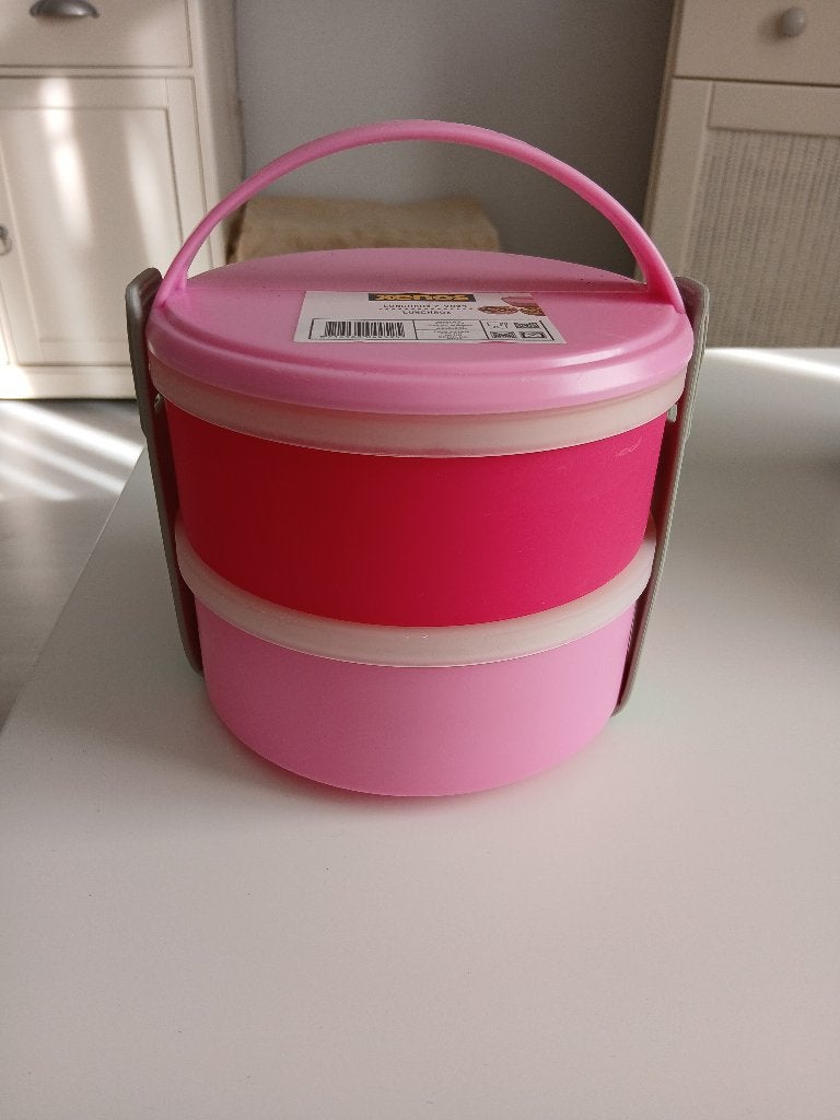 Lunch box 2 vaks, Ophalen of Verzenden, Zo goed als nieuw