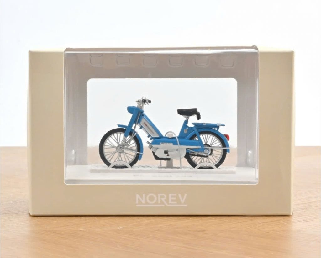 Peugeot 103 1972 Blauw schaal 1/18 Norev ref. 182049, Verzenden, Nieuw, Motor, Norev