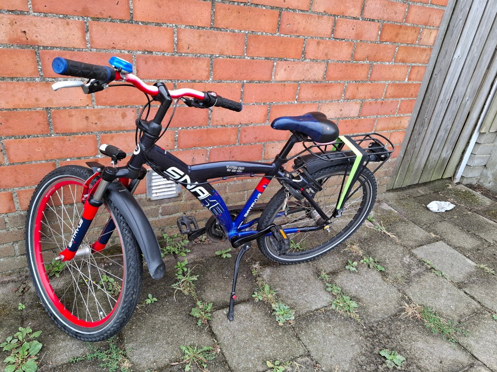 Batavus Snake 24 inch kinderfiets, Fietsen en Brommers, Fietsen | Kinderfietsjes, Ophalen, 20 inch of meer, Gebruikt, Velgrem