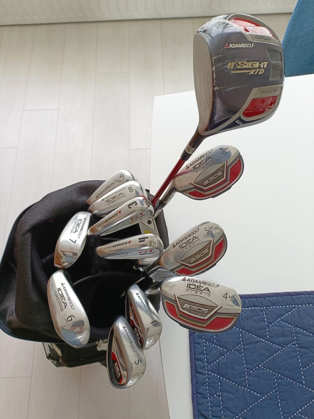 Complete Golfset met Nike Tas - Adamsgolf IDEA Hybrids, Ophalen, Gebruikt, Set, Overige merken