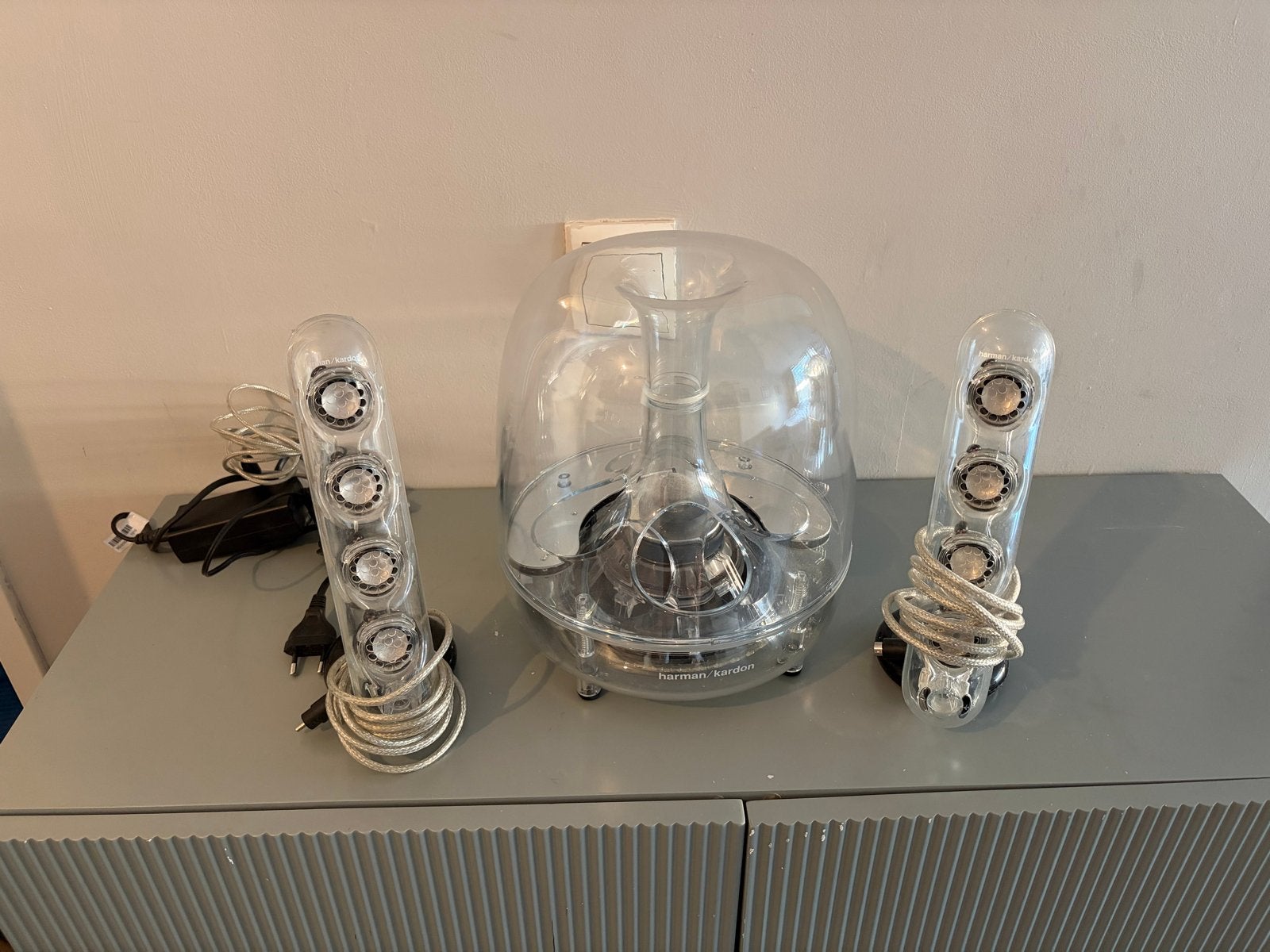 Harman Kardon Soundsticks 2.1 Speakerset, Ophalen, Gebruikt, Inclusief kabels, Speakerset