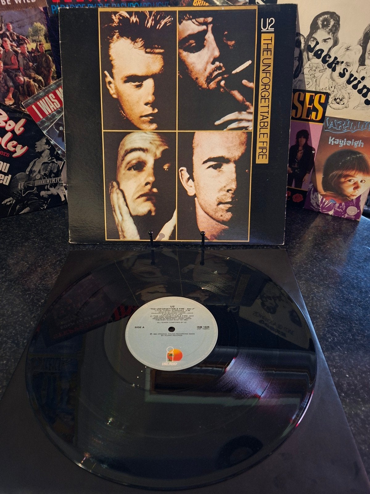 U2 - The Unforgettable Fire   maxi single  1985, Gebruikt, 1980 - 1989, Ophalen of Verzenden, Fotohoes
