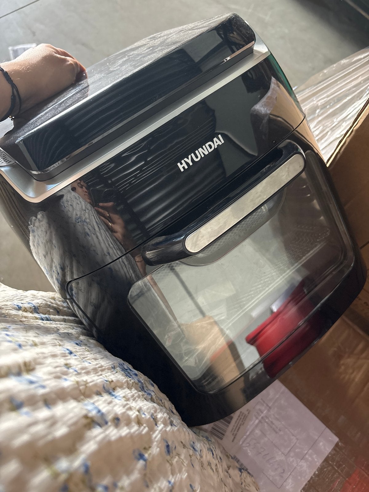 Hyundai Airfryer voor kip - nieuw, Ophalen, Zo goed als nieuw, Airfryer, 1000 t/m 1499 gram
